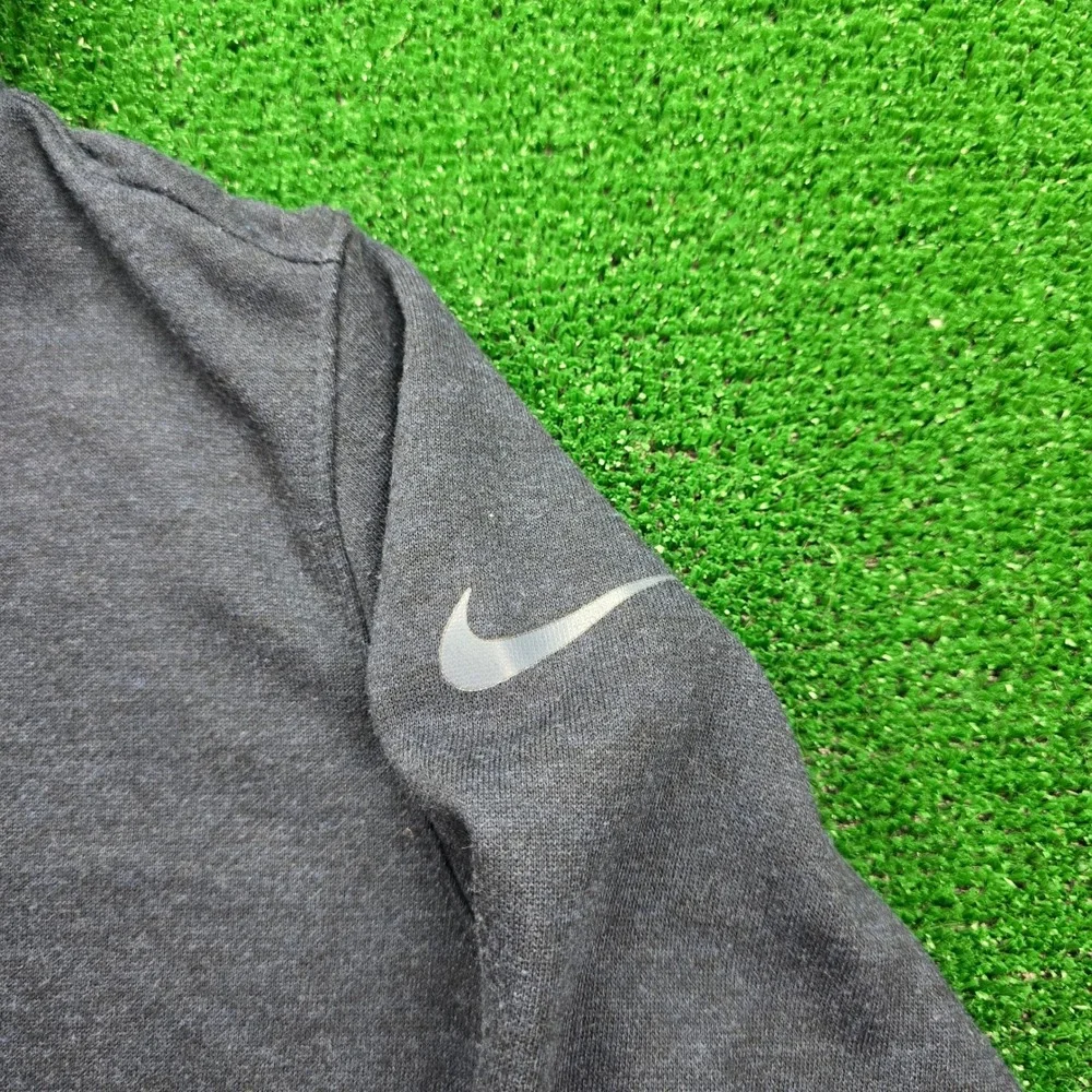 Nike Dri Fit Sweatshirt Womens Large Navy Cowl Neck Pullover Athletic 860130-473